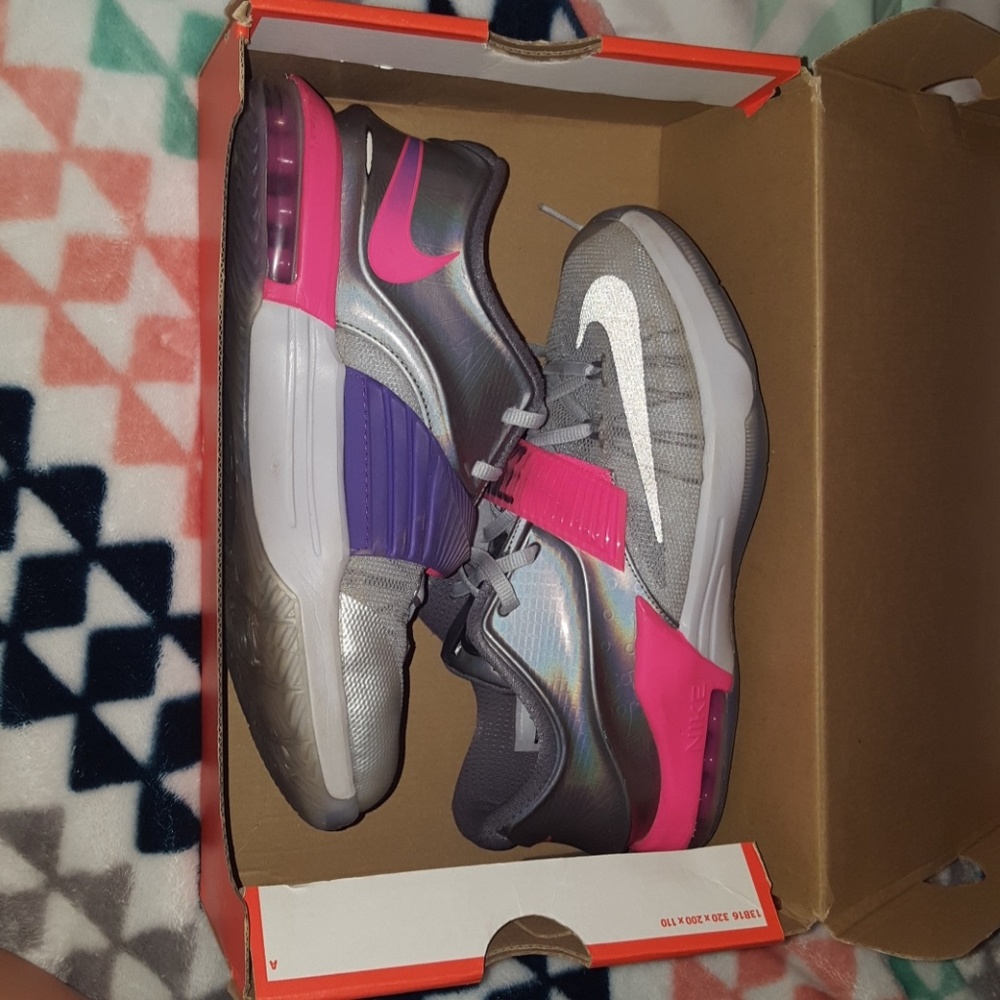 KD all stars purple pink and grey